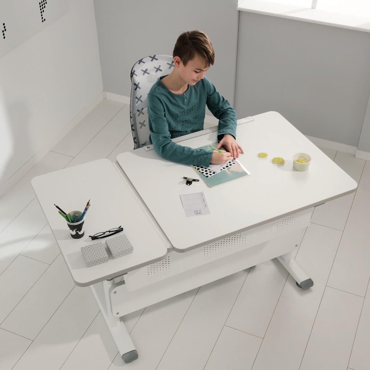 Bureau 130x70cm DIEGO GT Paidi Blanc
