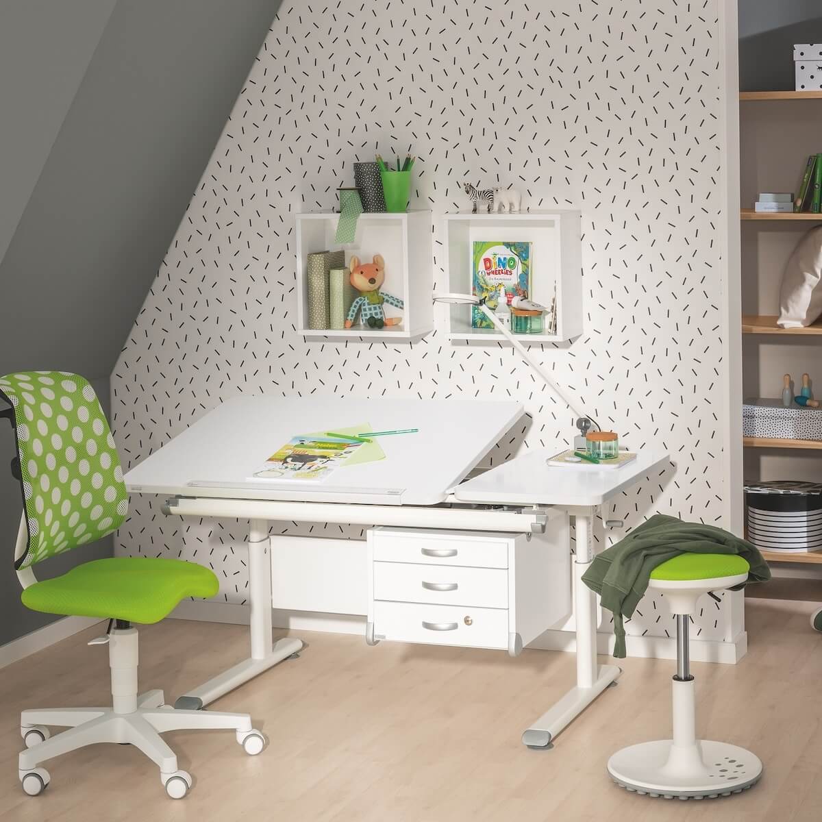 Bureau 130x70cm DIEGO GT Paidi Blanc