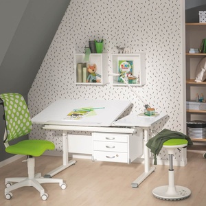 Bureau 130x70cm DIEGO GT Paidi Blanc