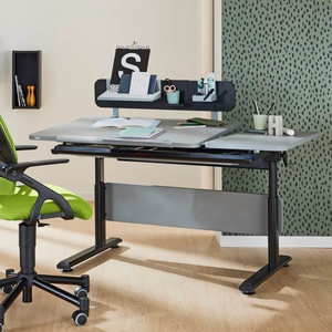 Bureau 130x70cm DIEGO GT Paidi Noir-blanc