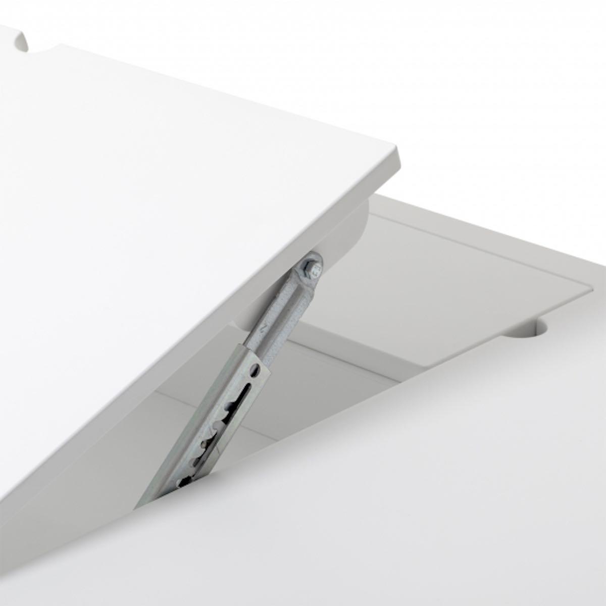 Bureau 72,6cm WOOD Oliver Furniture blanc-chêne
