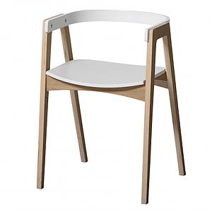 Bureau-chaise 66cm WOOD Oliver Furniture blanc-chêne