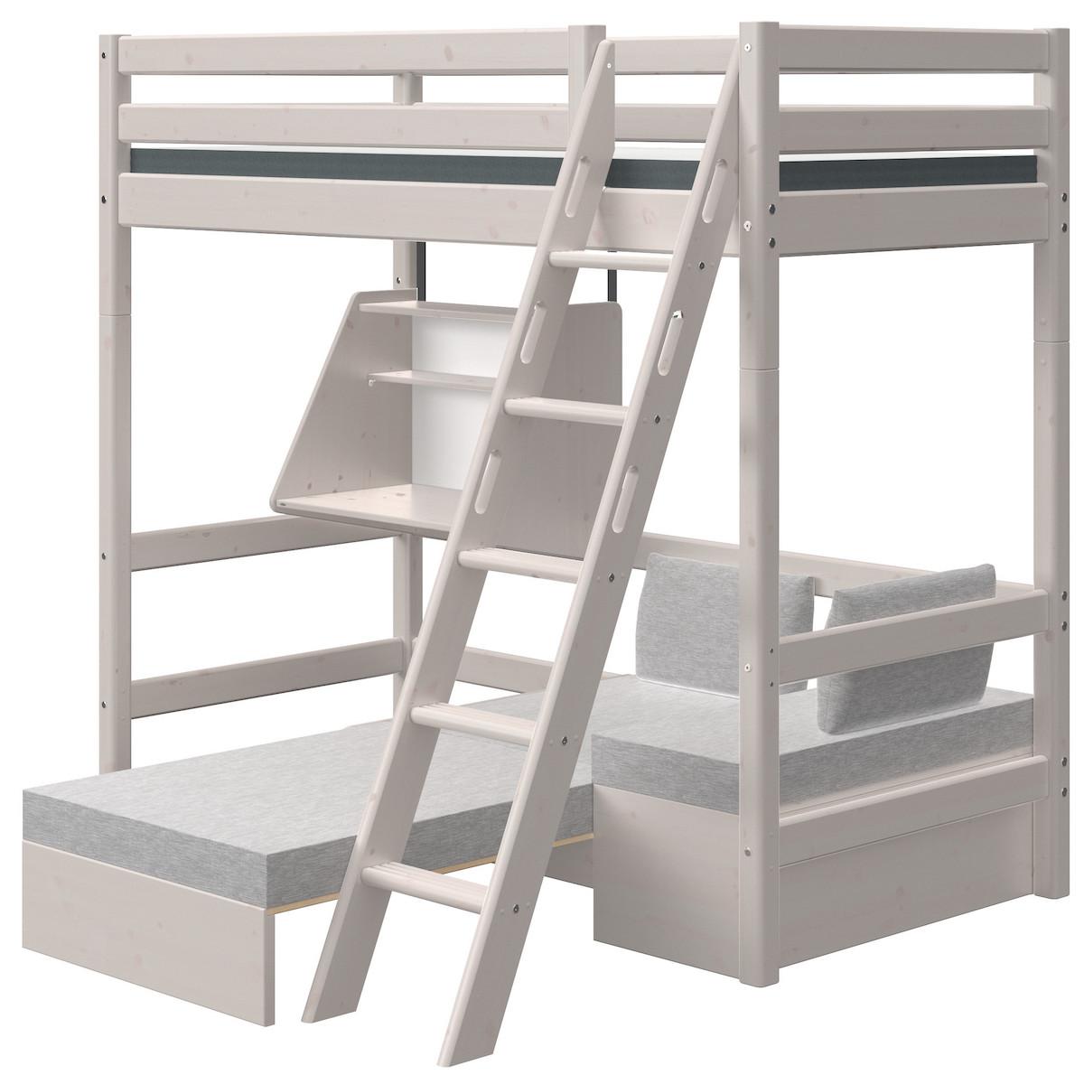 Bureau Click-On 1 tablette CLASSIC Flexa grey washed
