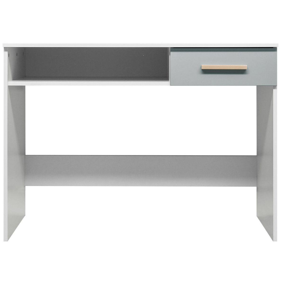 Bureau enfant EMMA Bopita blanc-gris