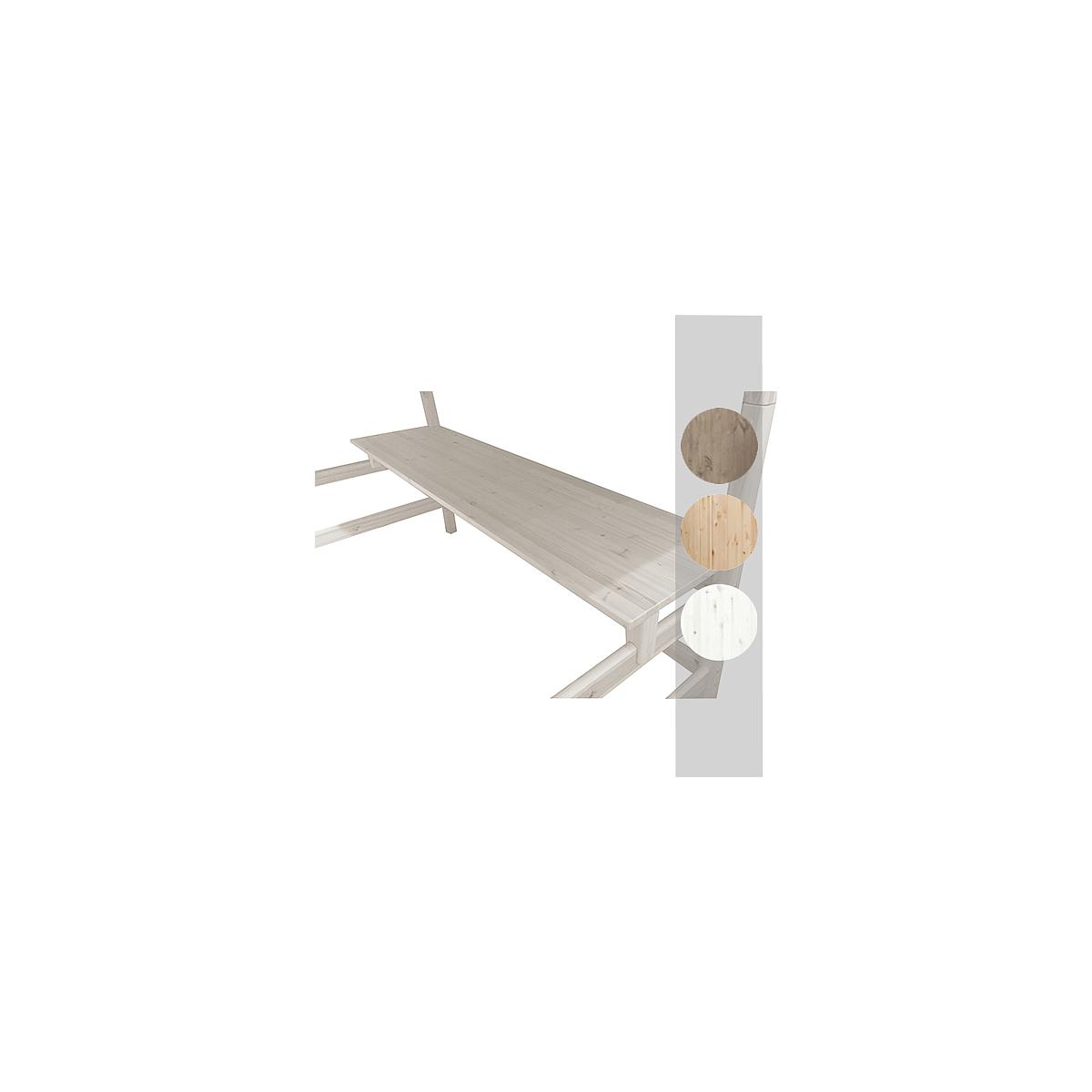 Bureau enfant lit mezzanine NEW CLASSIC FLEXA blanchi