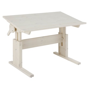 Bureau enfant réglable-inclinable Lifetime blanchi