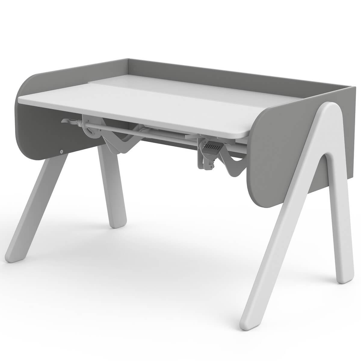 Bureau évolutif enfant WOODY Flexa blanc-urban grey
