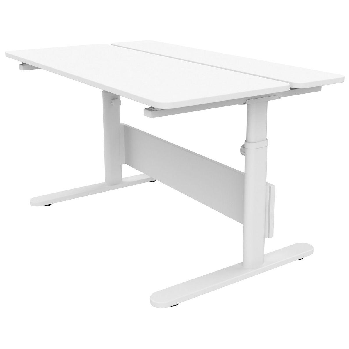 Bureau évolutif inclinable enfant EVO Flexa blanc