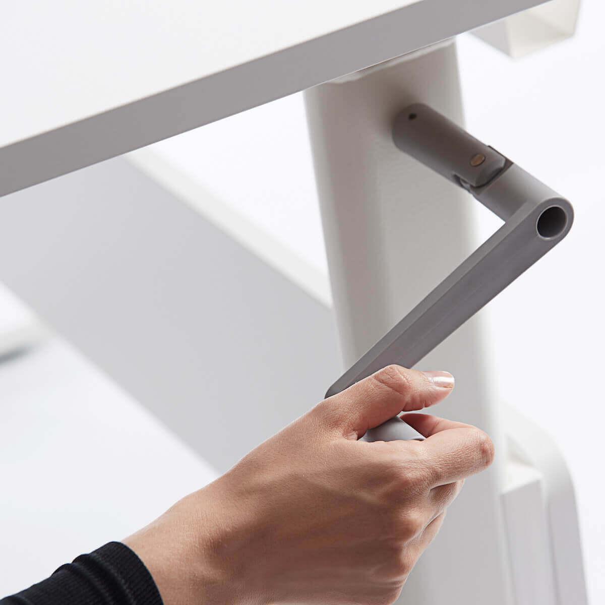 Bureau évolutif inclinable left up MOBY Flexa blanc