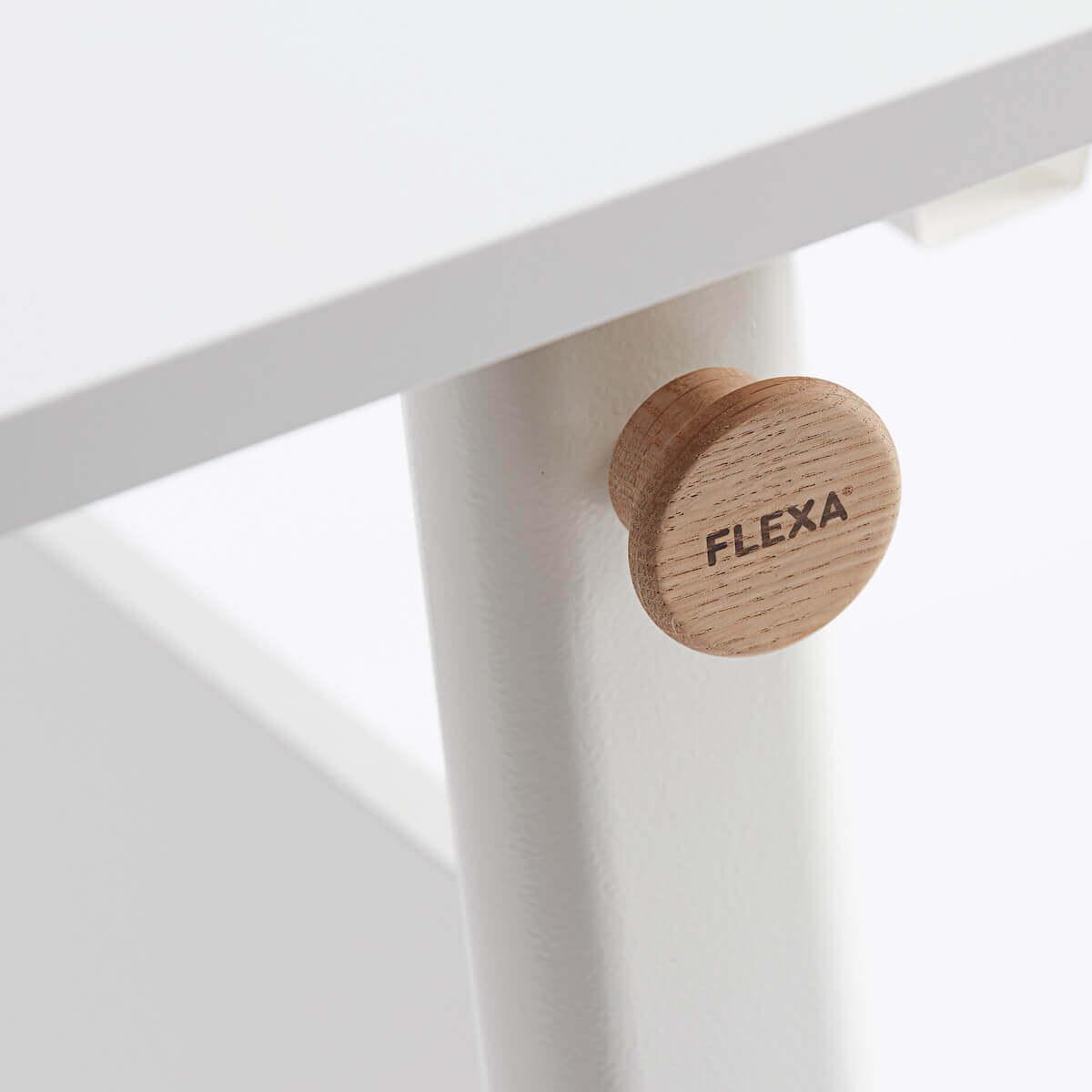 Bureau évolutif inclinable left up MOBY Flexa blanc