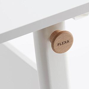 Bureau évolutif inclinable middle up MOBY Flexa blanc