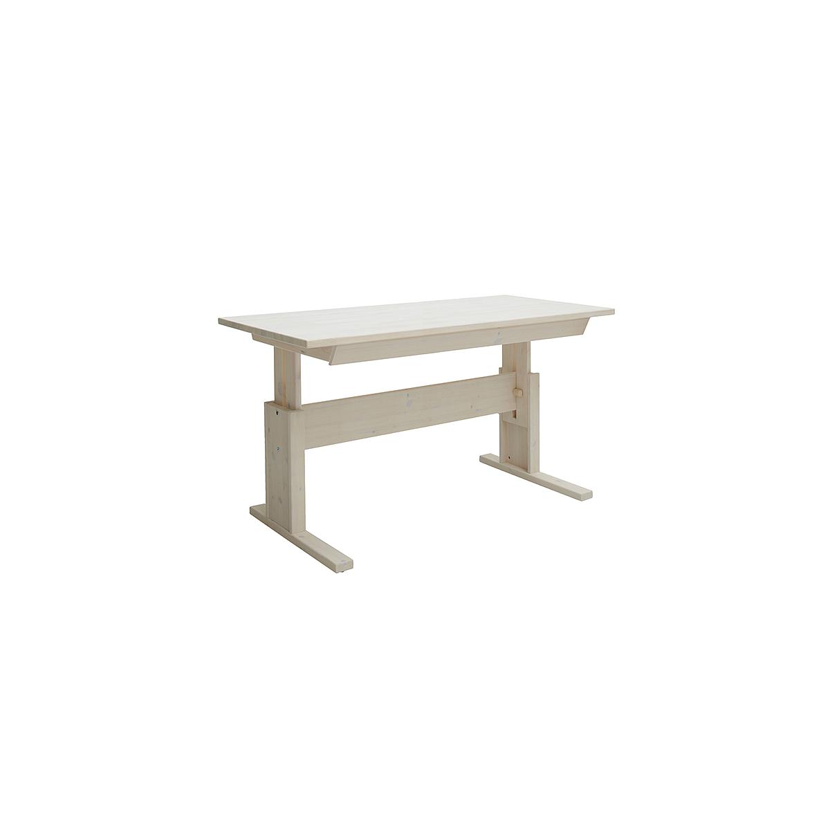 Bureau évolutif réglable 1 tiroir XL Lifetime blanchi