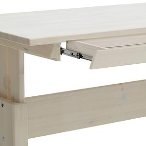 Bureau évolutif réglable 1 tiroir XL Lifetime blanchi