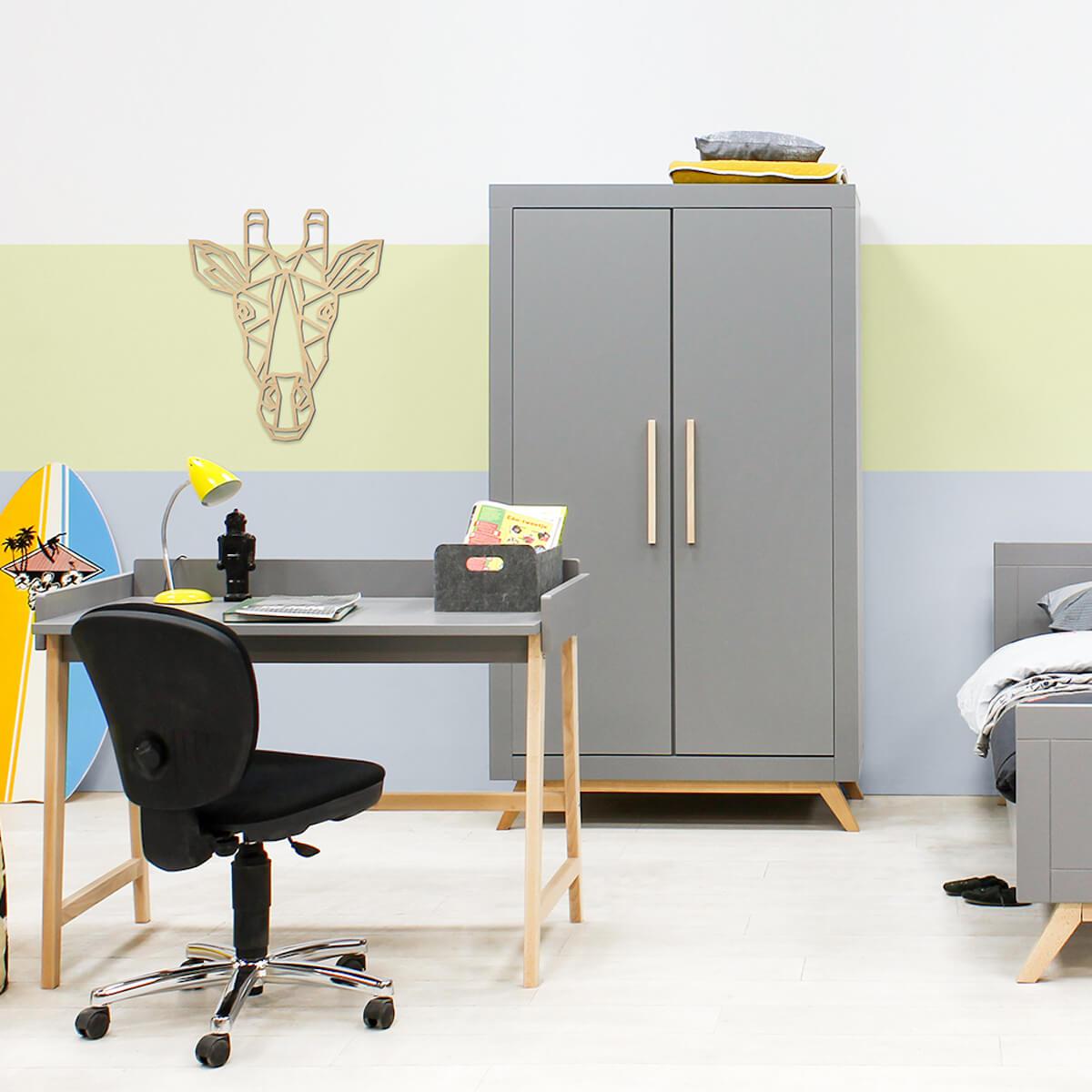 Bureau FENNA Bopita Gris-Naturel