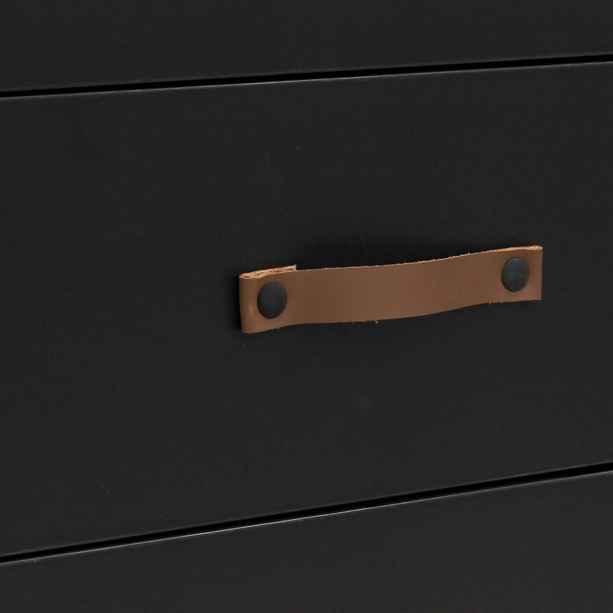 Bureau FLORIS Bopita Noir Mat-Naturel