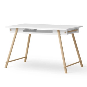 Bureau junior CAMP ajustable en hauteur Oliver Furniture blanc-chêne