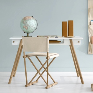 Bureau junior CAMP ajustable en hauteur Oliver Furniture blanc-chêne