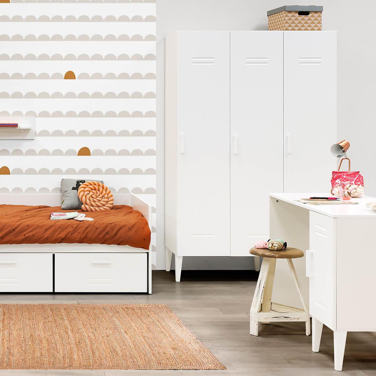 Bureau LOCKER Bopita blanc