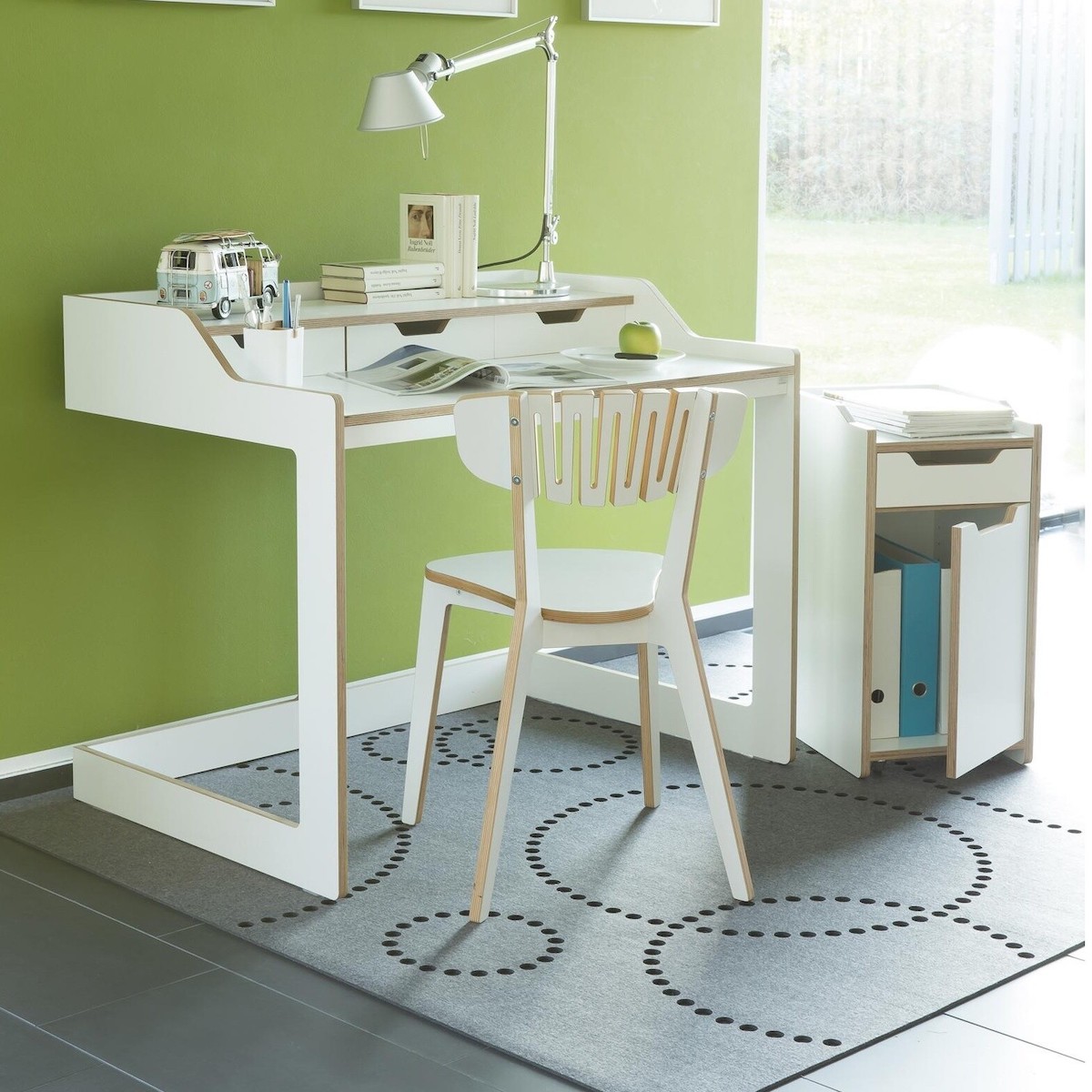 Bureau PLANE Müller Small Living blanc