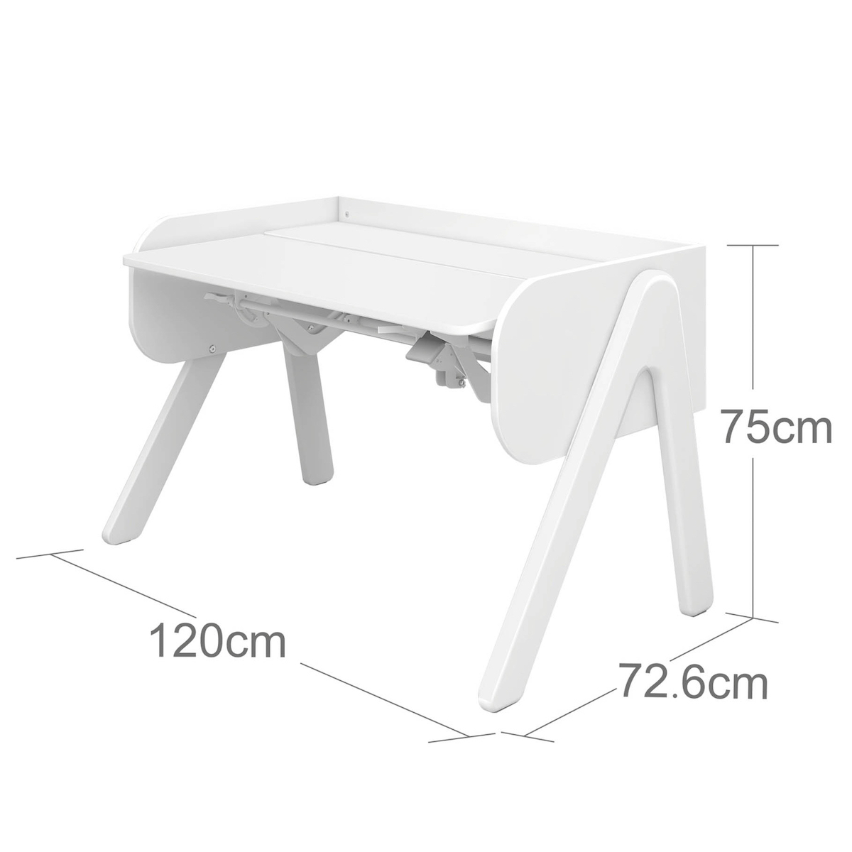 Bureau WOODY Flexa blanc