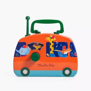 Bus musical fanfare LES JOUETS METAL Moulin Roty