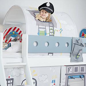 Cabane tunnel jeu PETITS HEROS Flexa