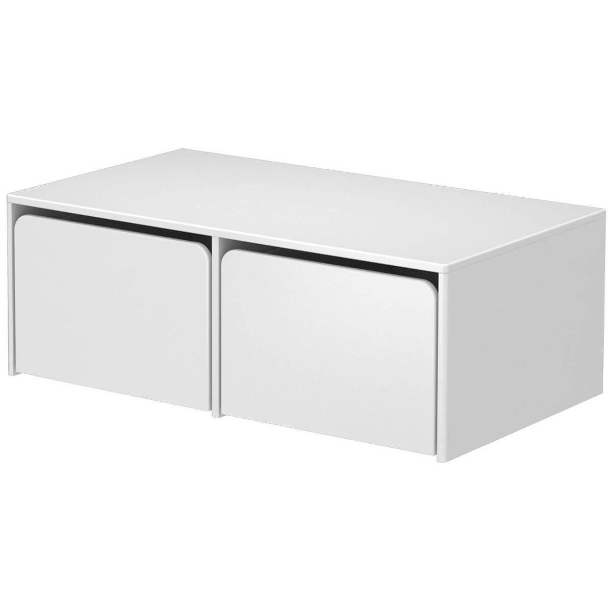 CABBY by Flexa Coffre 2 tiroirs Blanc