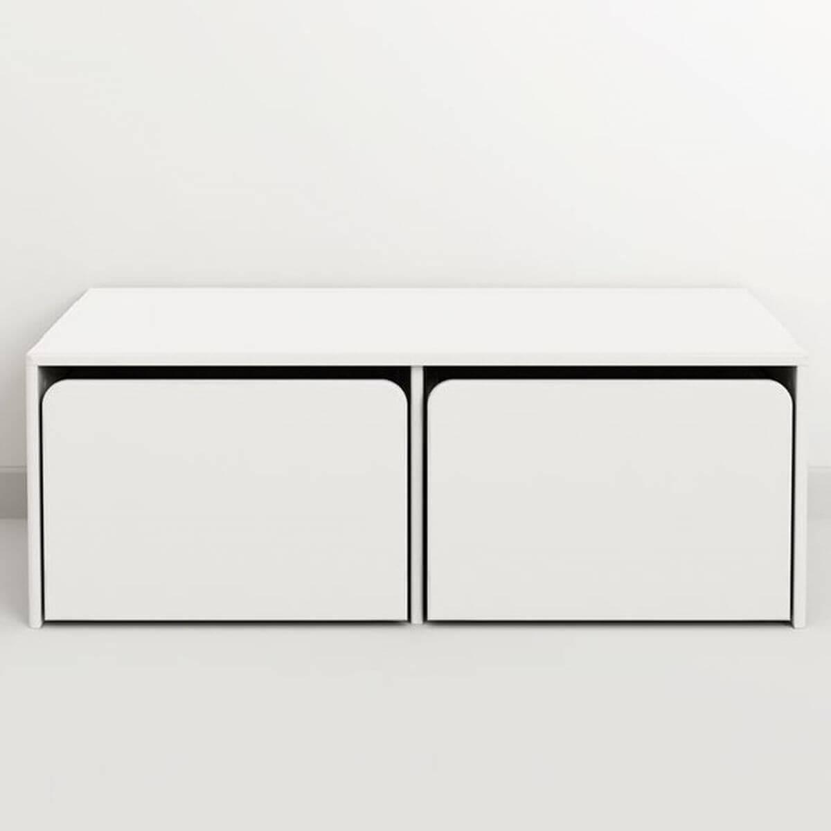 CABBY by Flexa Coffre 2 tiroirs Blanc