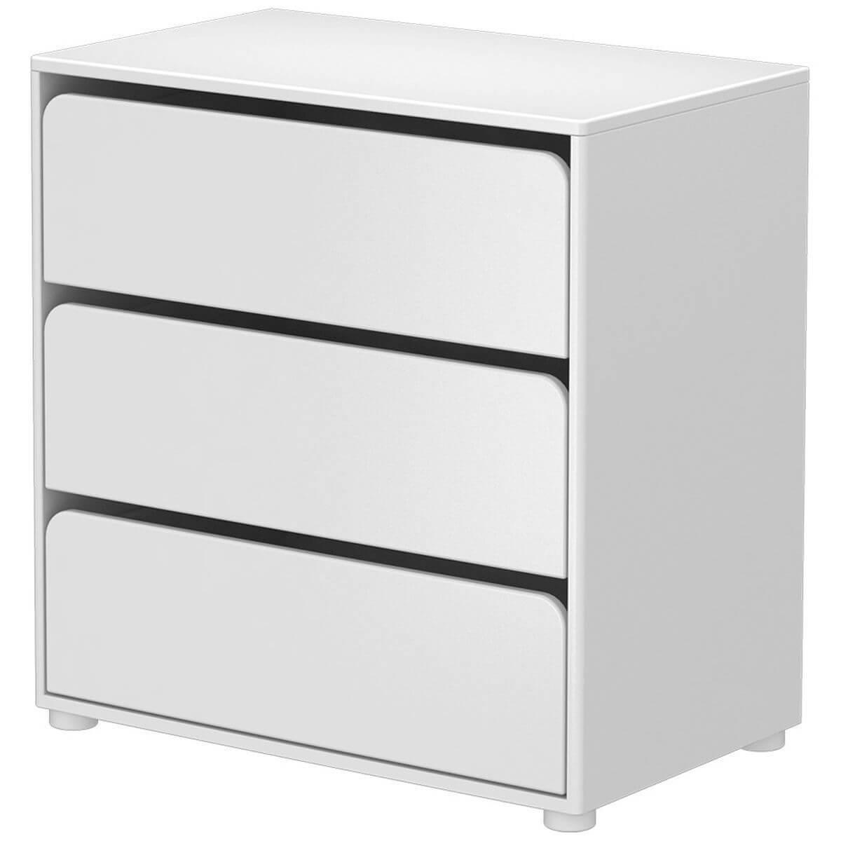 CABBY by Flexa Commode 3 tiroirs Blanc