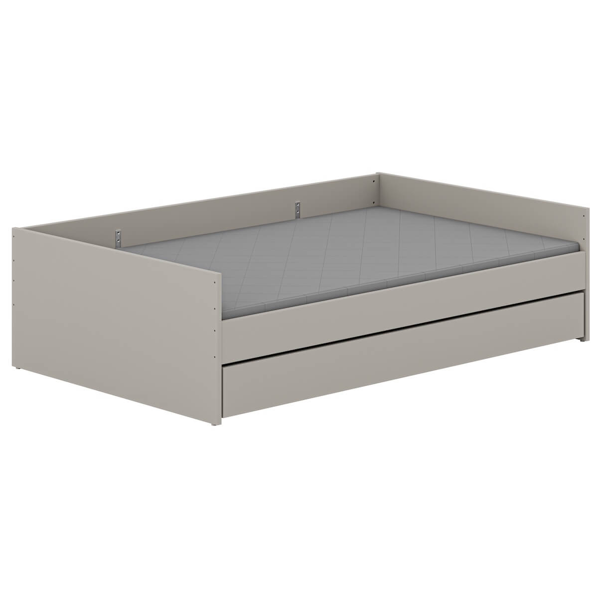 Cabin bed 120x200cm 203,2x55,9x125,8cm BROTHER STU Yuny by Paidi taupe