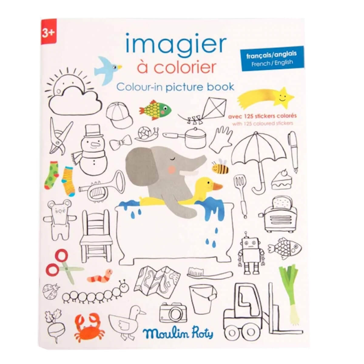 Cahier stickers 28 pages LES POPIPOP Moulin Roty