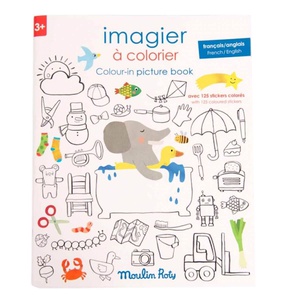 Cahier stickers 28 pages LES POPIPOP Moulin Roty