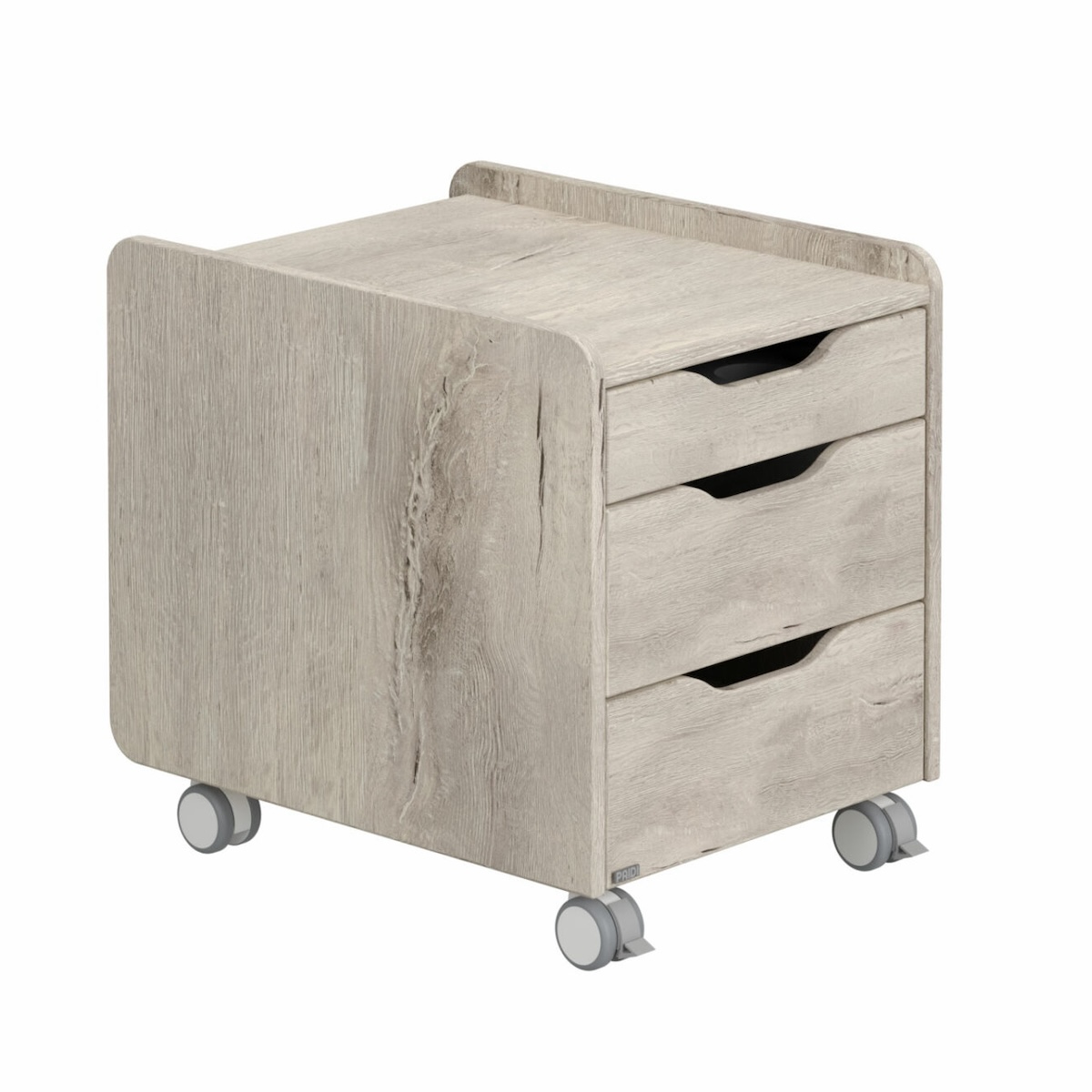 Caisson 3 tiroirs pour bureau DIEGO Paidi Chêne nautique