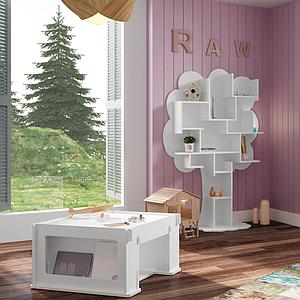 Caisson table de jeu THEO Mathy by Bols gris perle