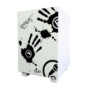Cajon adulte 42cm Graffiti blanc Baff