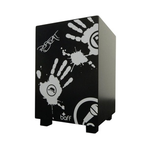 Cajon adulte 42cm Graffiti noir Baff