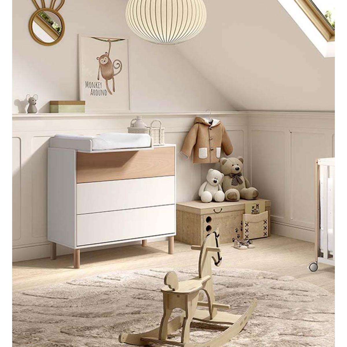 Cambiador Comoda DOCO Sleeping Cotinfant blanc