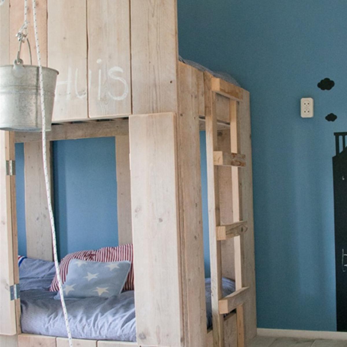 CANAL by DUTCHWOOD Lit Cabane naturel superposés