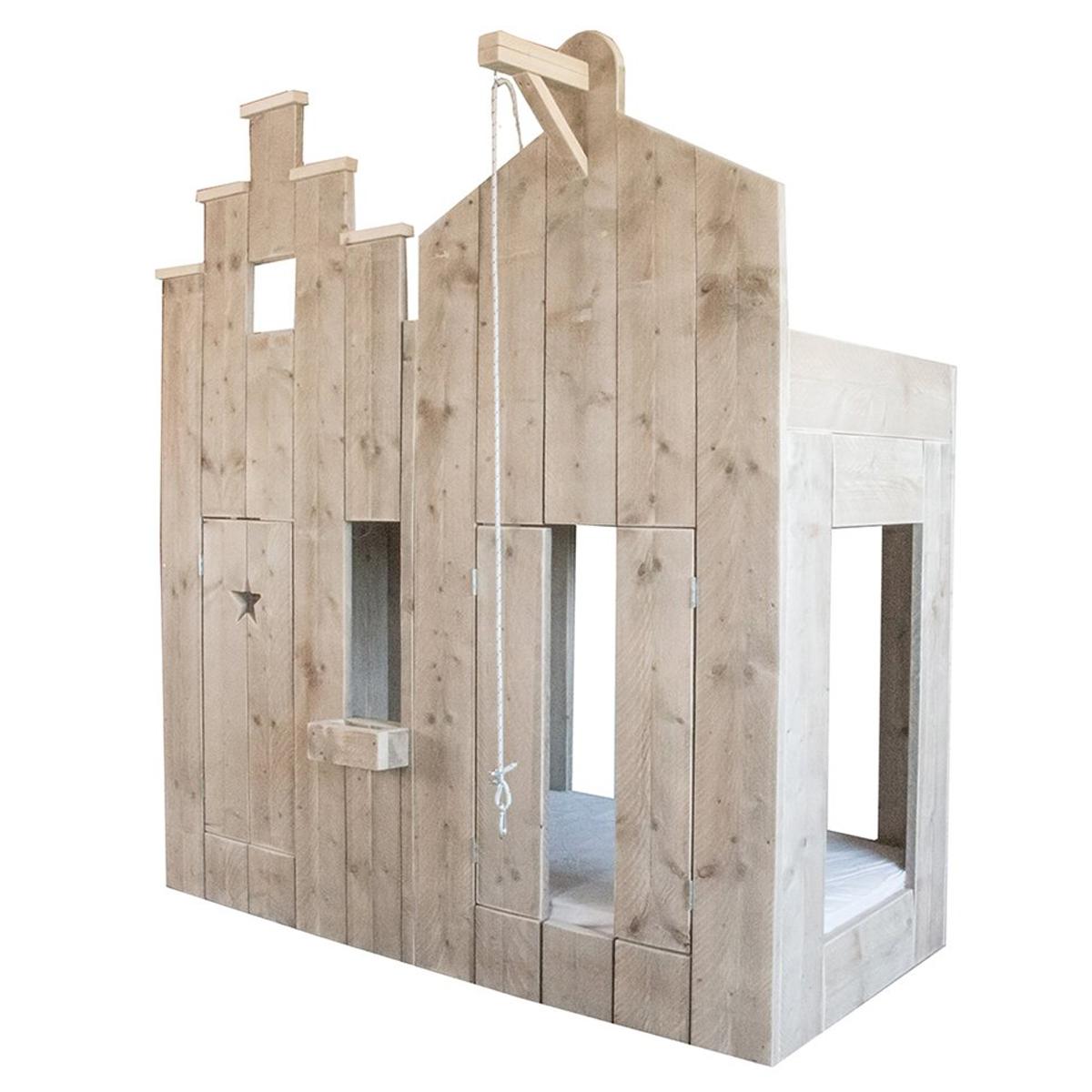 CANAL by DUTCHWOOD Lit Cabane naturel superposés