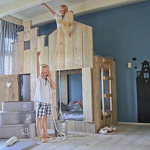 CANAL by DUTCHWOOD Lit Cabane naturel superposés