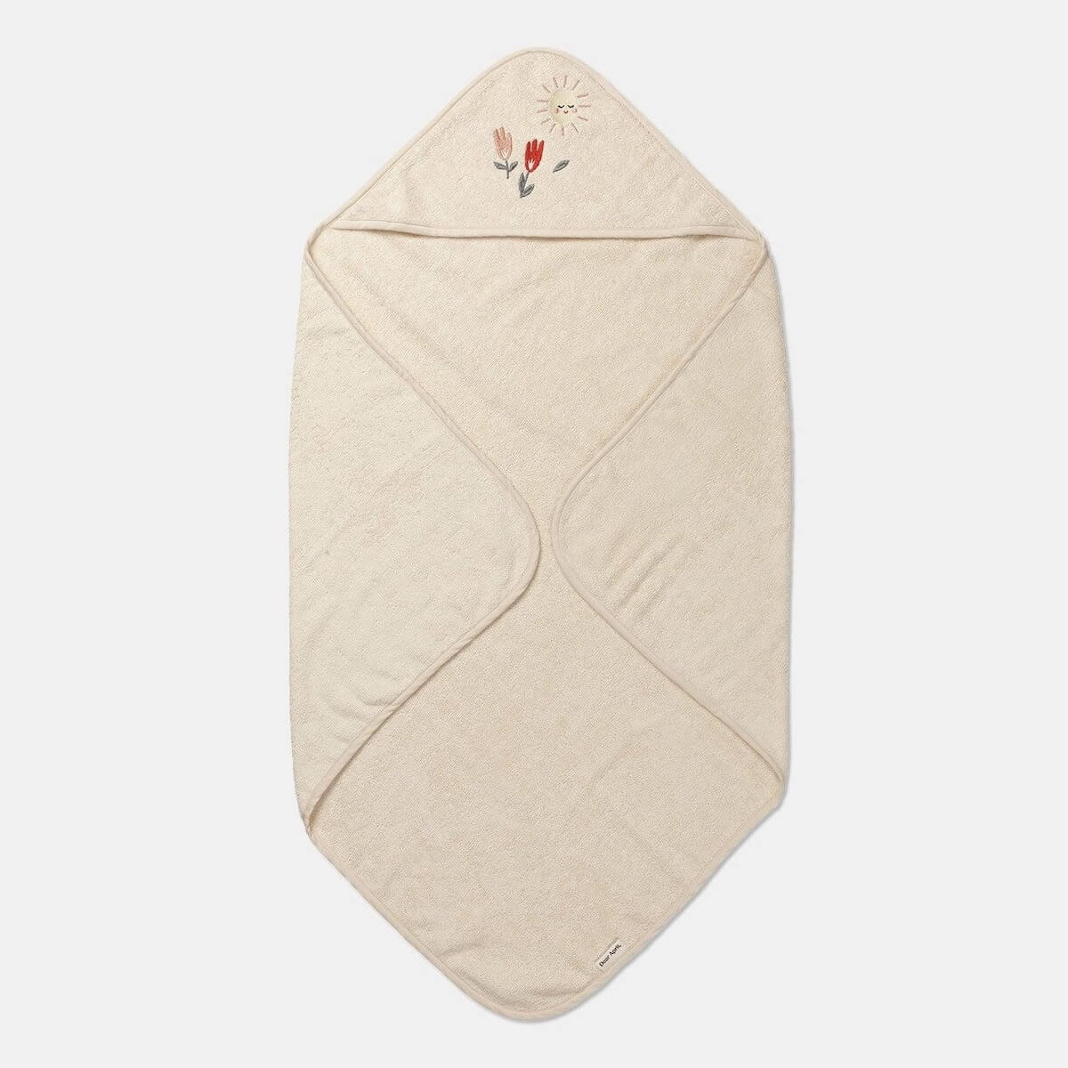 Cape de bain 85x85cm PETAL embroidered Terry Dear April harmony