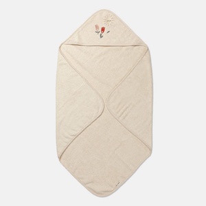 Cape de bain 85x85cm PETAL embroidered Terry Dear April harmony