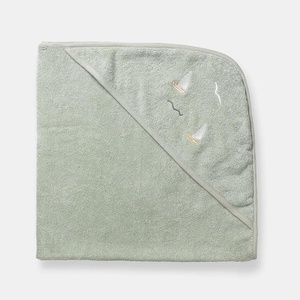 Cape de bain 85x85cm PETAL embroidered Terry Dear April sailboats