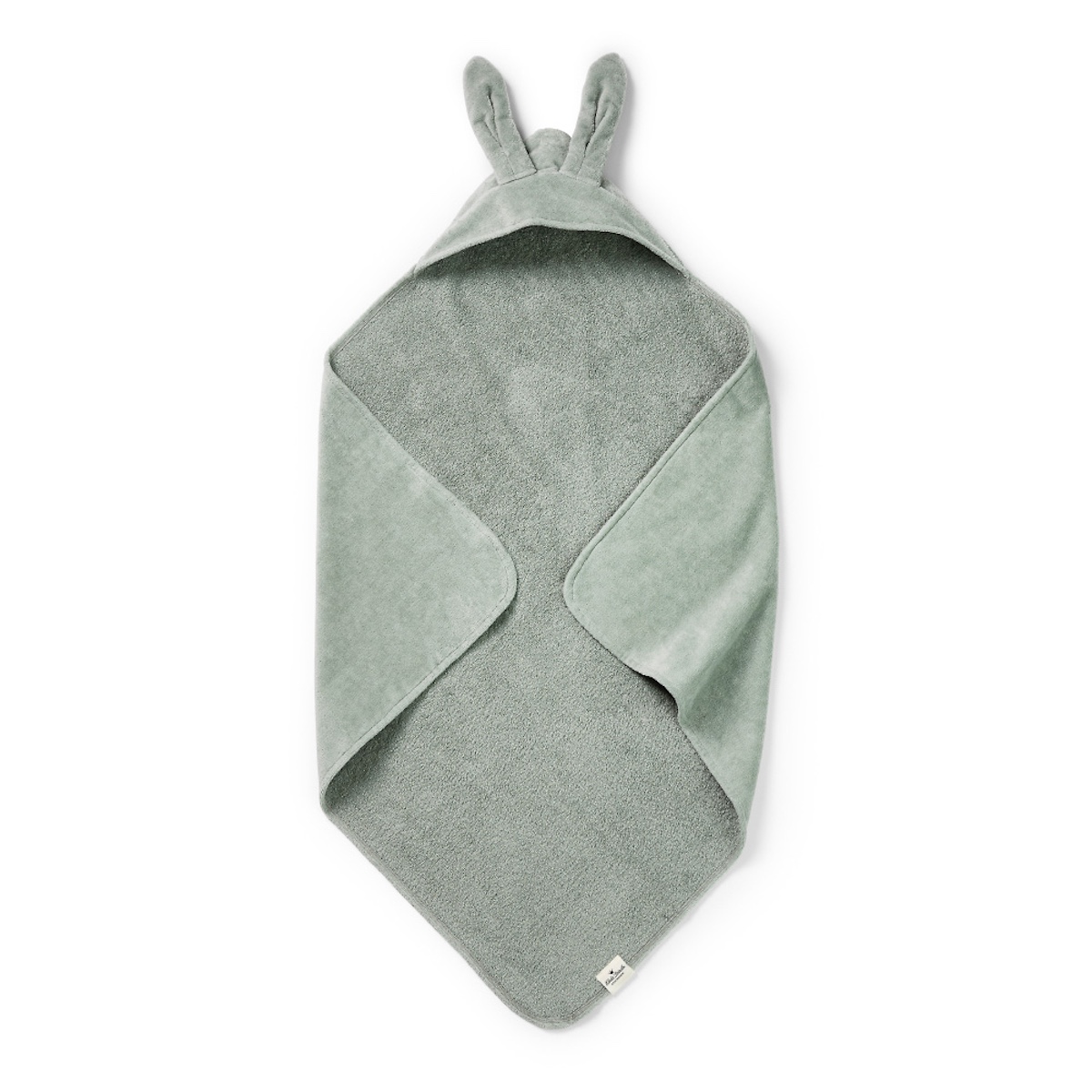 Cape de bain Elodie Mineral Green Bunny