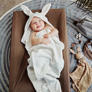 Cape de bain Elodie Vanilla White Bunny