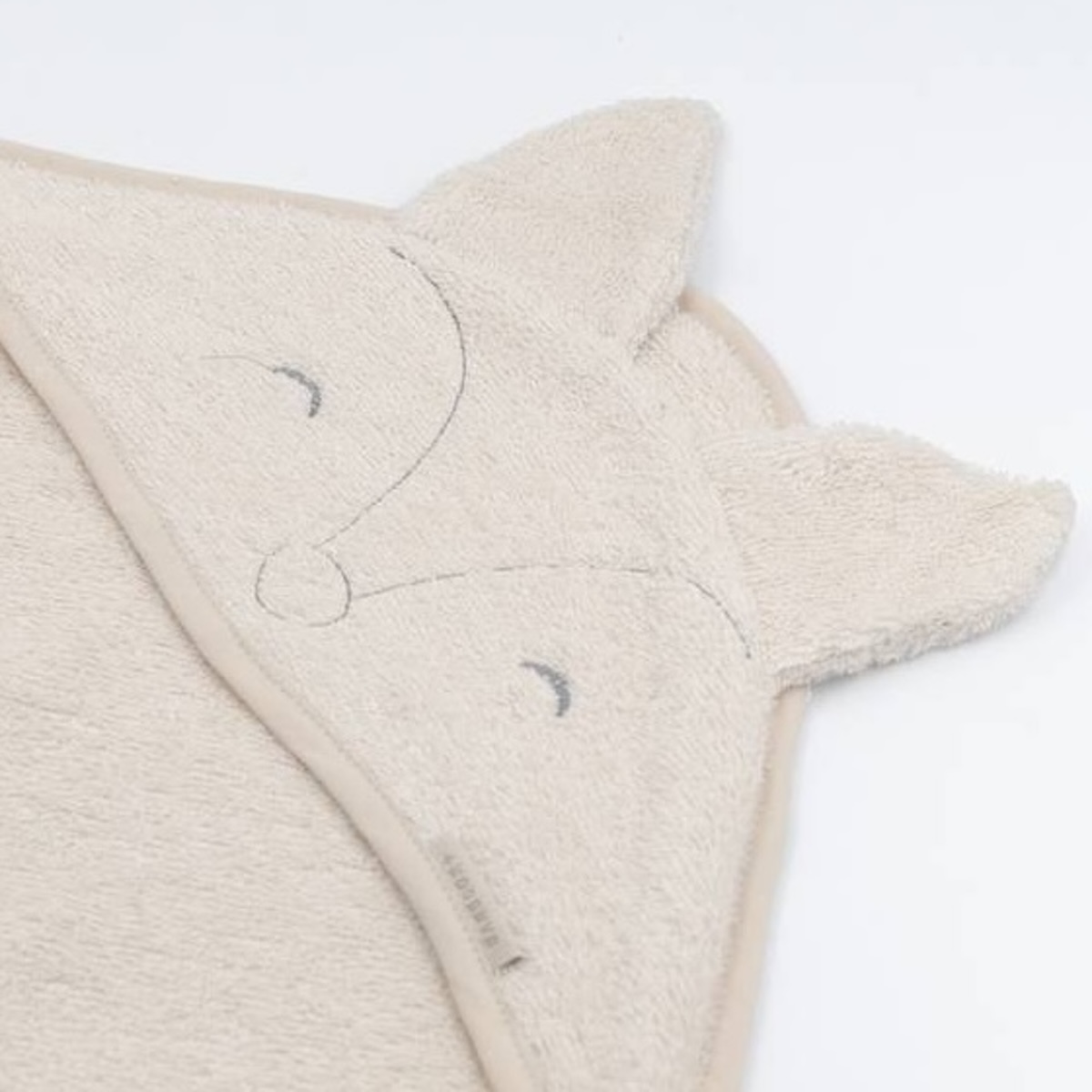 Cape de bain FOX XL 100x100cm Bamboom almond