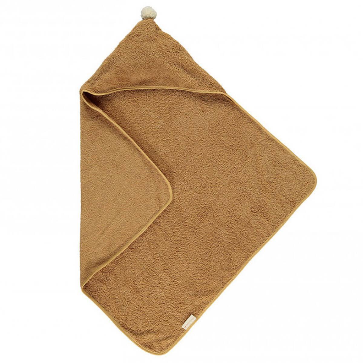 Cape de bain SO CUTE Nobodinoz caramel