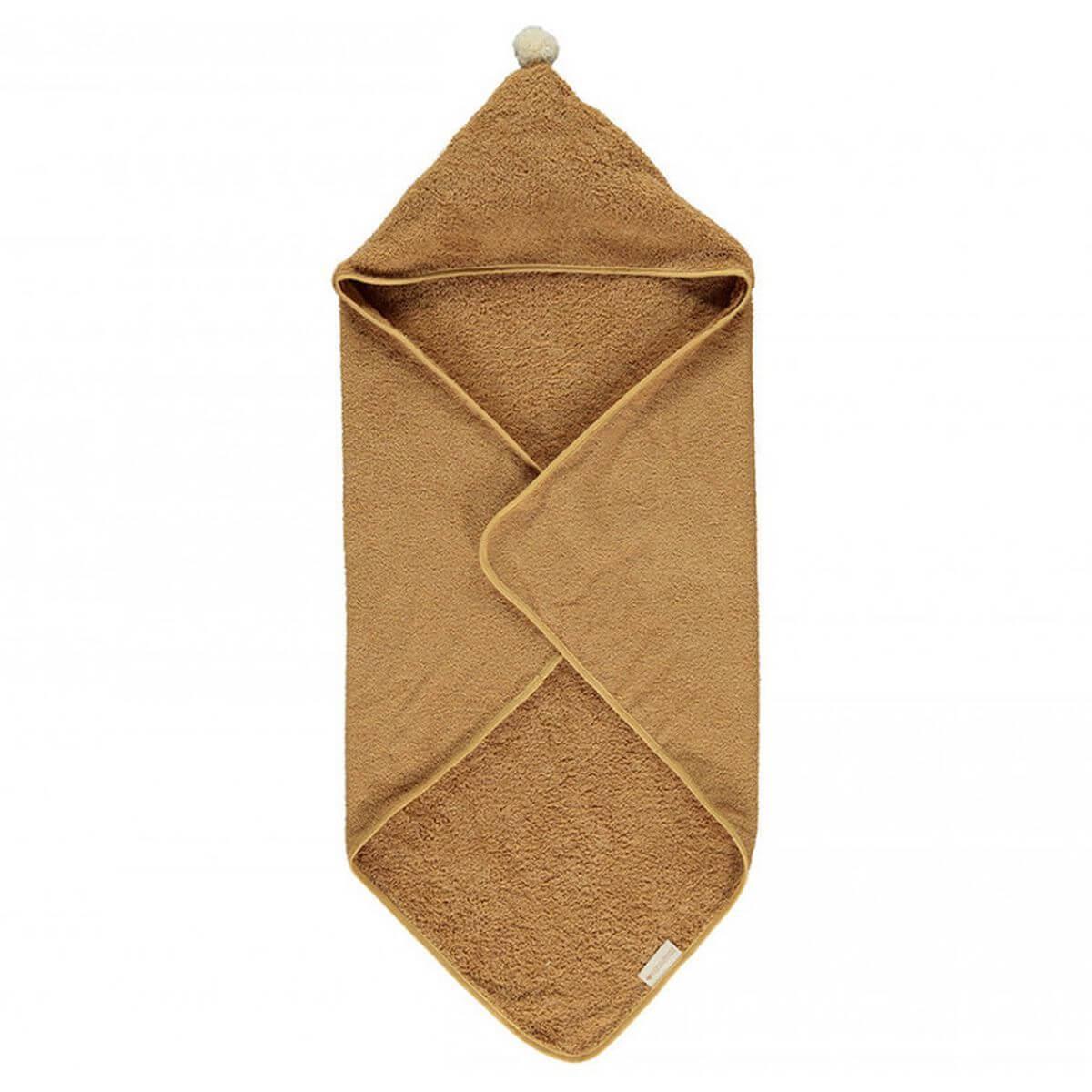 Cape de bain SO CUTE Nobodinoz caramel