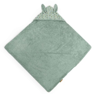 Cape de bain TROIS PETITS LAPINS Moulin Roty sauge