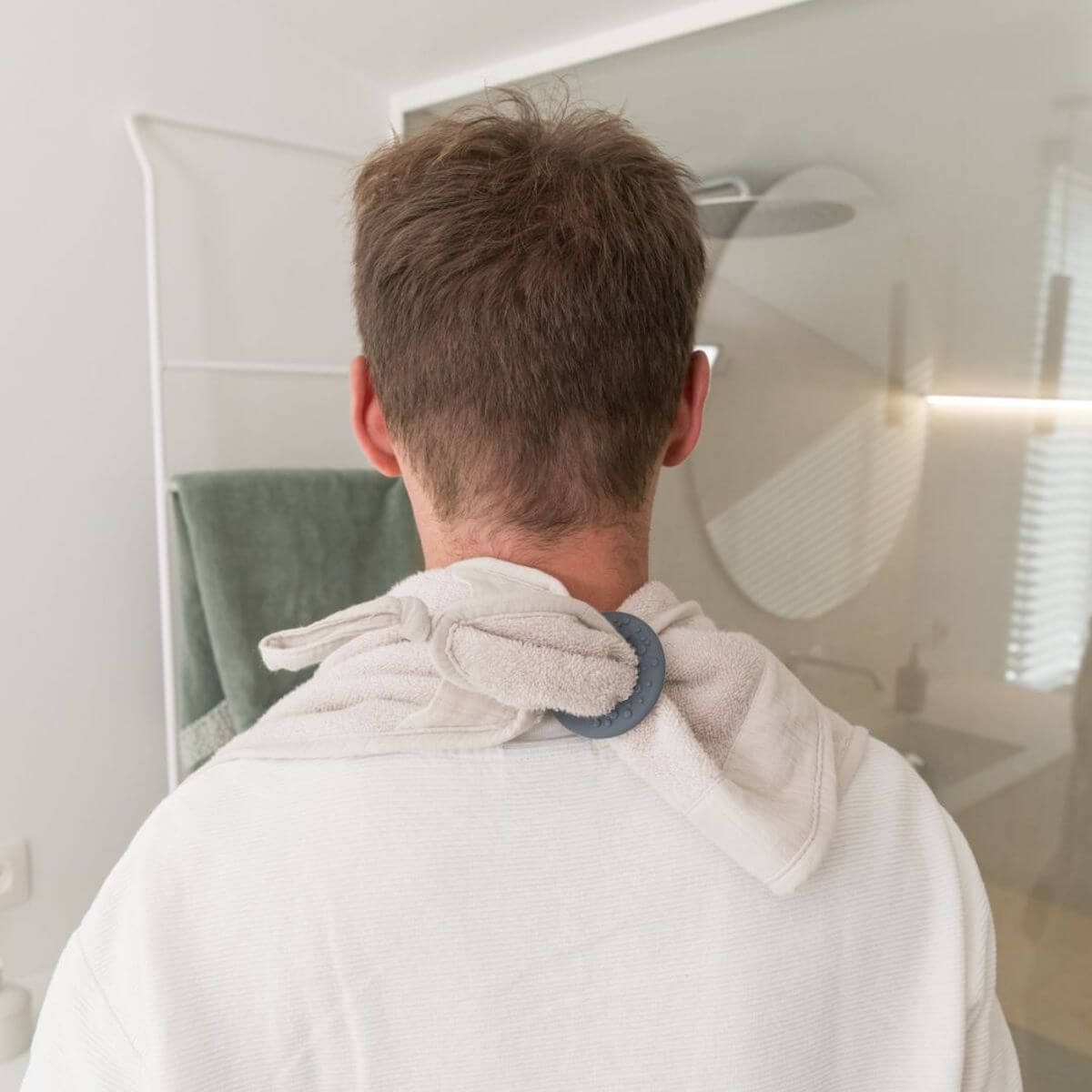 Cape de bain XL DRY'N PLAY Doomoo Almond